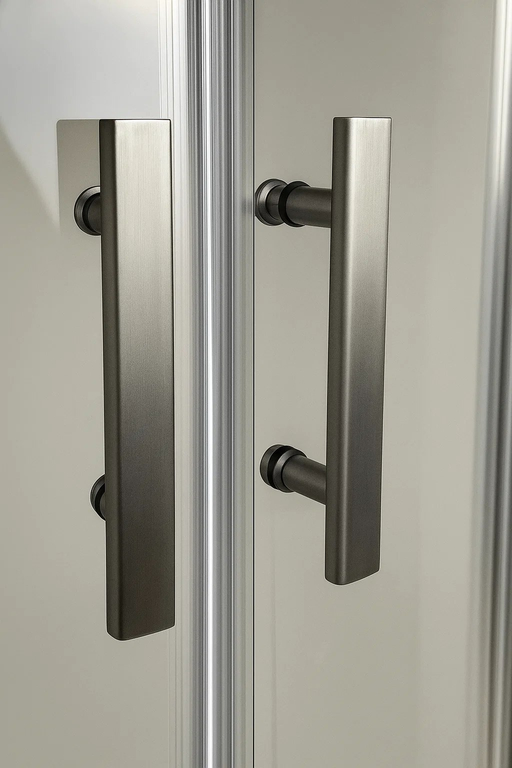 Timo Душевой угол TPSS-90/13C-8, раздвиж 900*900*2000, проф никель, стекло проз 8 мм