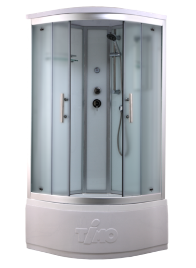 Timo Standart T-6690 Silver Fabric душевая кабина (90*90*220)