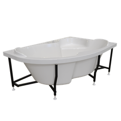 TIMO ванна LINNA169R-SET (1690*1100*710) в сборе на раме с экраном