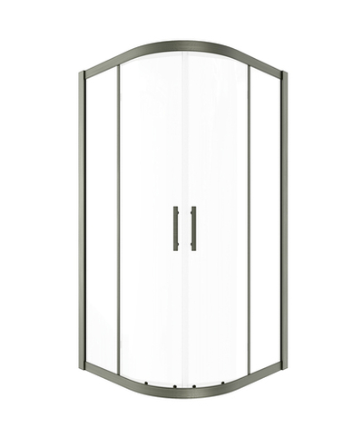 Timo Душевой угол TPSS-90/13C-8, раздвиж 900*900*2000, проф никель, стекло проз 8 мм