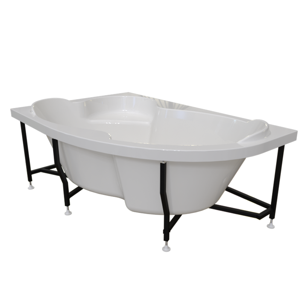 TIMO ванна LINNA149L-SET (1490*960*690) в сборе на раме с экраном