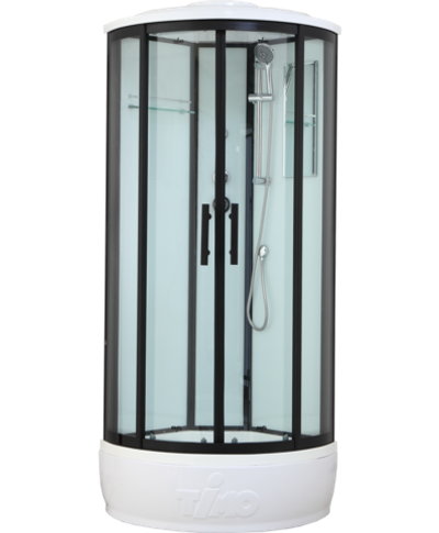 Timo Standart T-6680 Black душевая кабина (80*80*220)
