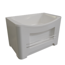 TIMO ванна AKKE1270-SET (1200*700*800) в сборе на раме с экранами