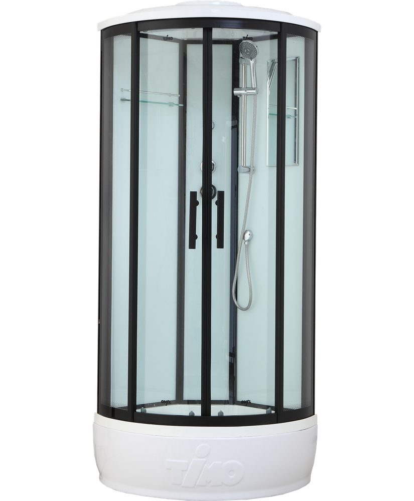 Timo Standart T-6680 Black душевая кабина (80*80*220)
