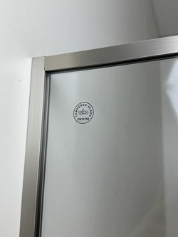 Timo Душевая дверь TDSS-120/13C-8R, раздвиж 1200*2000, проф никель, стекло проз 8 мм