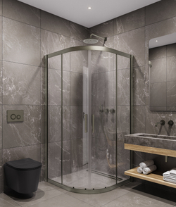 Timo Душевой угол TPSS-90/13C-8, раздвиж 900*900*2000, проф никель, стекло проз 8 мм