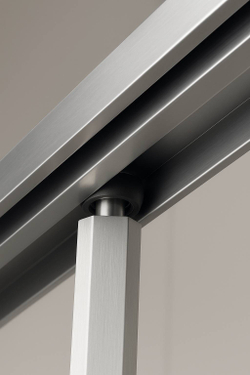 Timo Душевой угол TTSS-100/13C-8L, раздвиж 1000*1000*2000, проф никель, стекло проз 8 мм