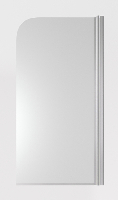 Шторка для ванны поворотная Timo TCM-70/02F-6 на монопетле 140*70, профиль хром матовый, стекло матовое 6 мм