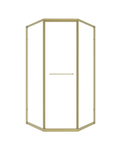 Timo Душевой угол TTSS-100/17C-8L, раздвиж 1000*1000*2000, проф мат золото, стекло проз 8 мм