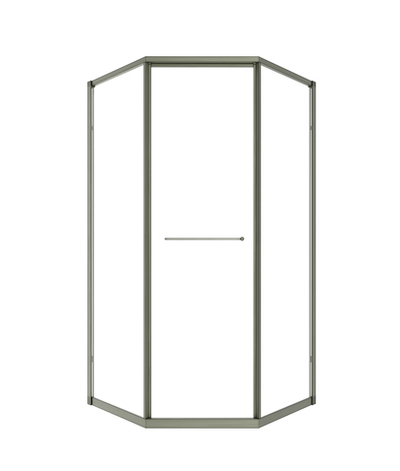 Timo Душевой угол TTSS-100/13C-8R, раздвиж 1000*1000*2000, проф никель, стекло проз 8 мм