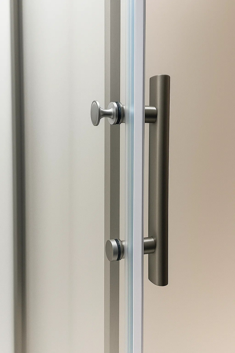 Timo Душевой угол TPSS-90/13C-8, раздвиж 900*900*2000, проф никель, стекло проз 8 мм