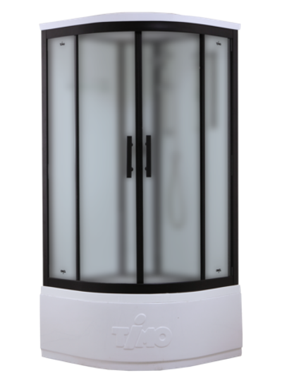 Timo Standart T-6690 Black Fabric душевая кабина (90*90*220)