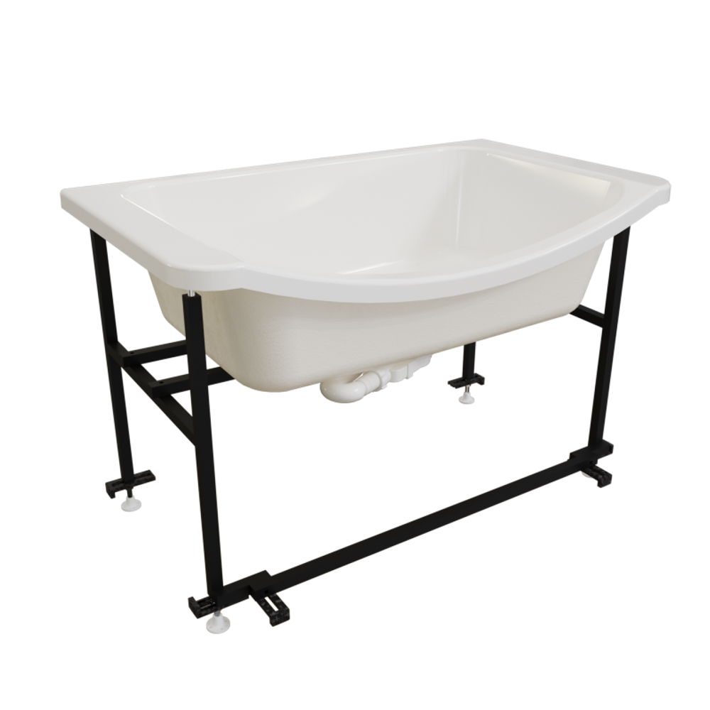 TIMO ванна AKKE1270-SET (1200*700*800) в сборе на раме с экранами