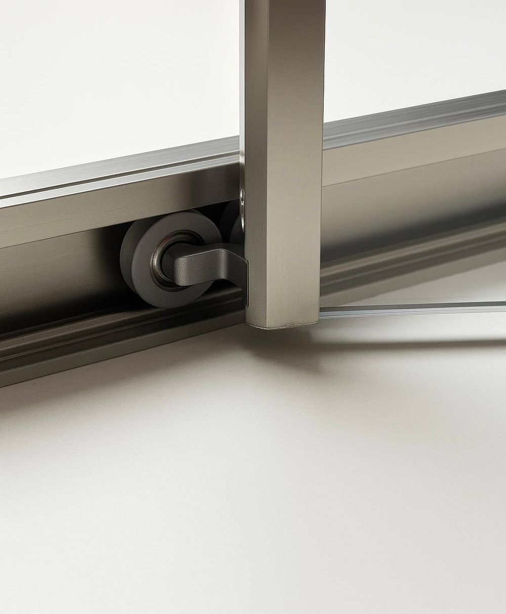 Timo Душевой угол TTSS-100/13C-8L, раздвиж 1000*1000*2000, проф никель, стекло проз 8 мм