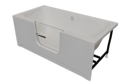 TIMO ванна INGRID1680-SET (1680*800*610) в сборе на раме с экраном